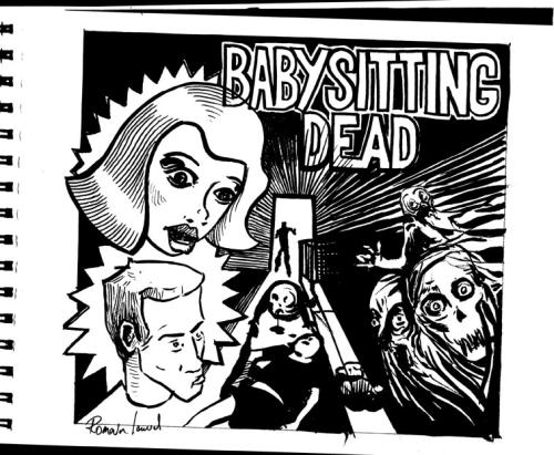 Baby sitting dead