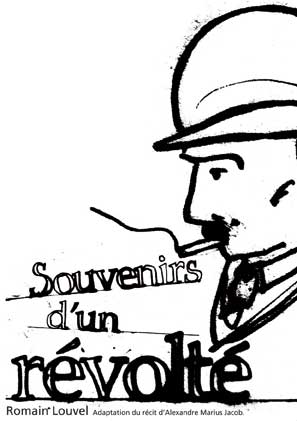 Souvenirs d'un révolté, couverture de la BD